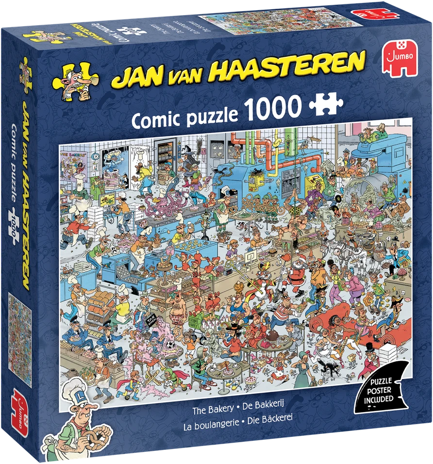 Dėlionė Nezatříděno Jan van Haasteren – kepyklėlė (1000 vienetų) (JUM01843)