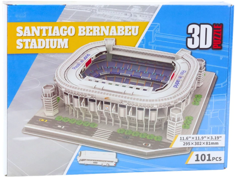 Lean Toys 3D dėlionė „Santiago Bernabeu“ stadionas, 101 dalis