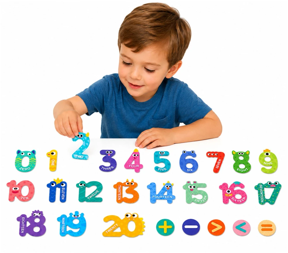 Lean Toys Magnetinė dėlionė 26 vnt.