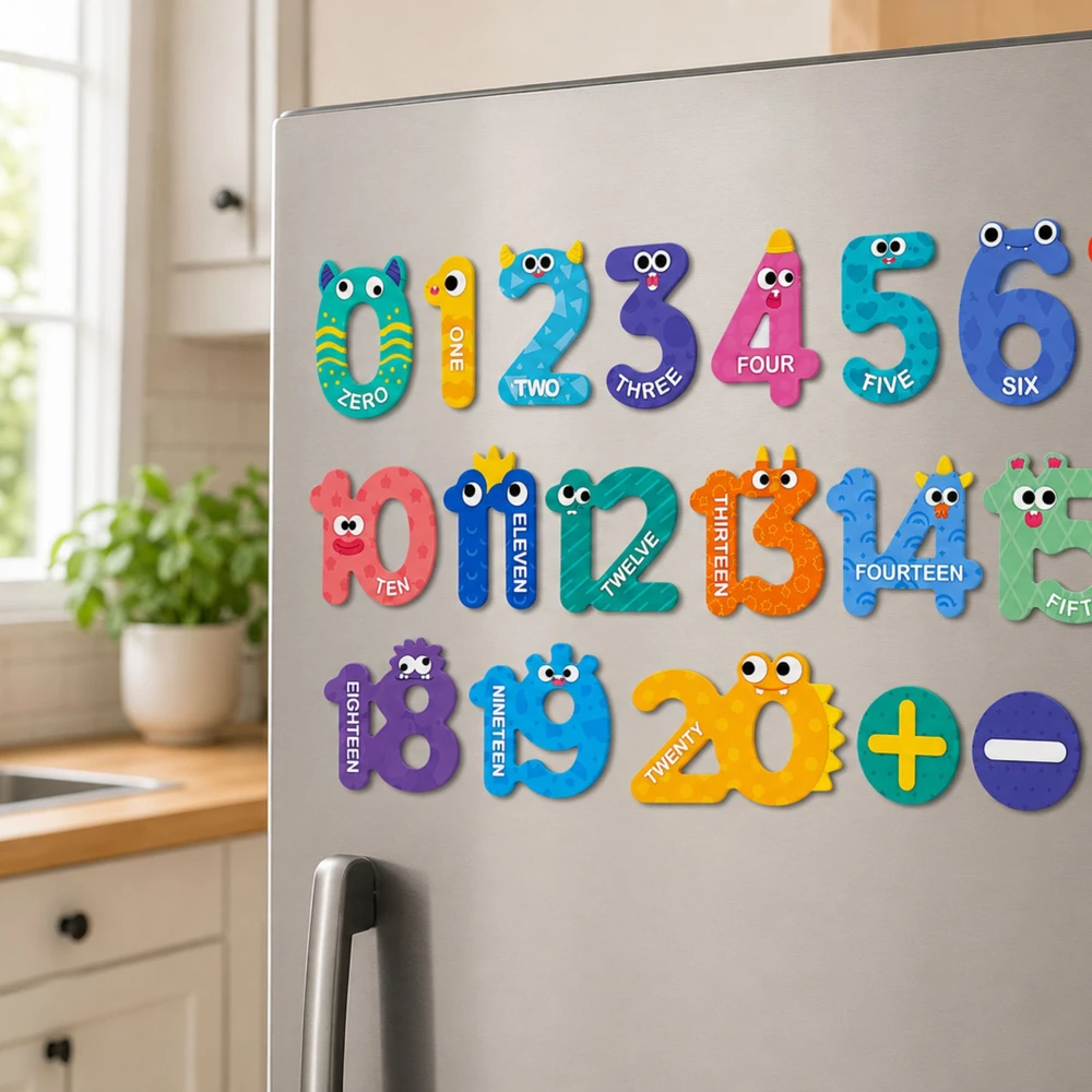 Lean Toys Magnetinė dėlionė 26 vnt.