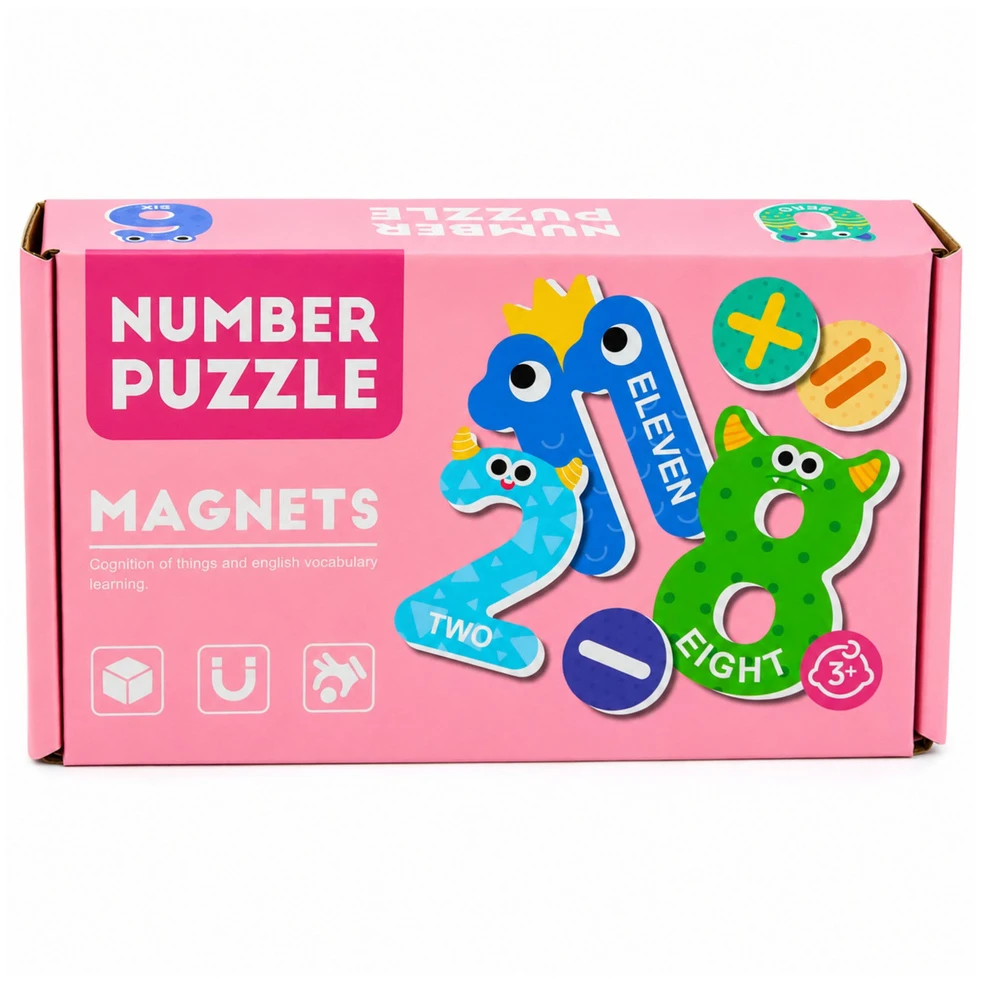 Lean Toys Magnetinė dėlionė 26 vnt.