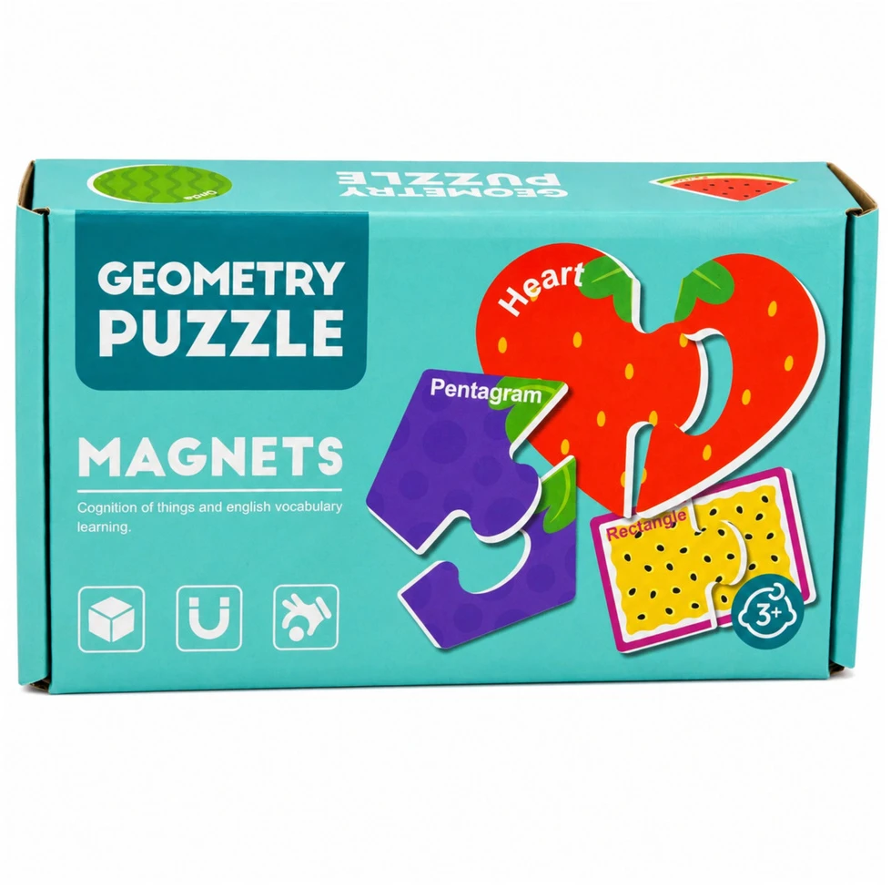 Lean Toys Magnetinė dėlionė 30 vnt.
