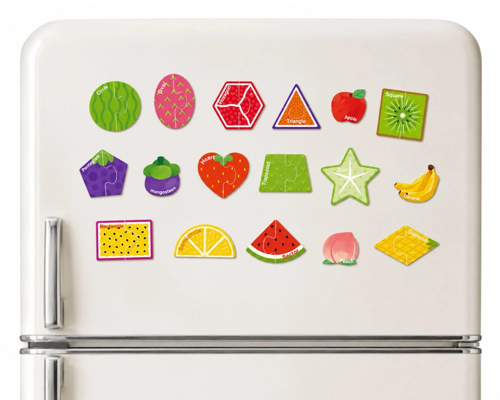 Lean Toys Magnetinė dėlionė 30 vnt.