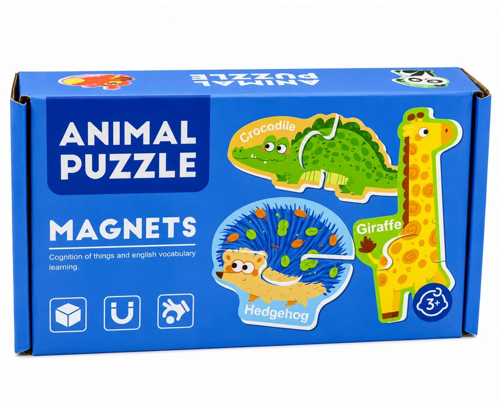 Lean Toys Magnetinė dėlionė 30 vnt.