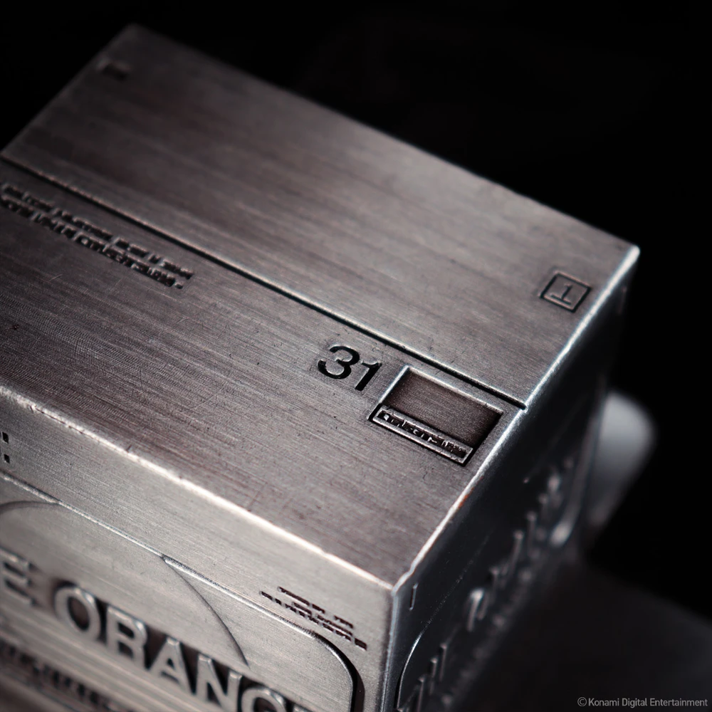 „Metal Gear Solid 2“ replikos kartoninė dėžutė