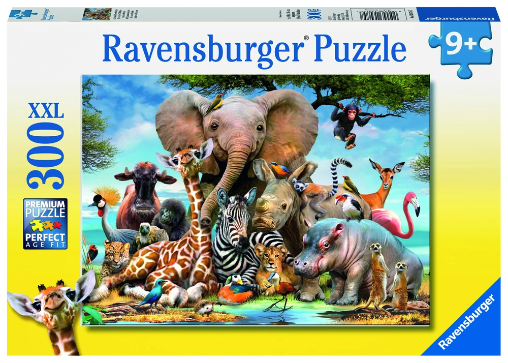 RAVENSBURGER dėlionė African friends 300vnt, 13075