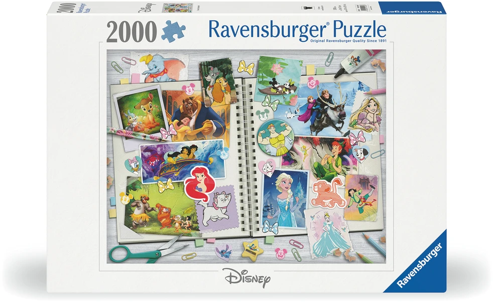 Dėlionė „Ravensburger“ – iškarpų knyga 2000p (12001556)