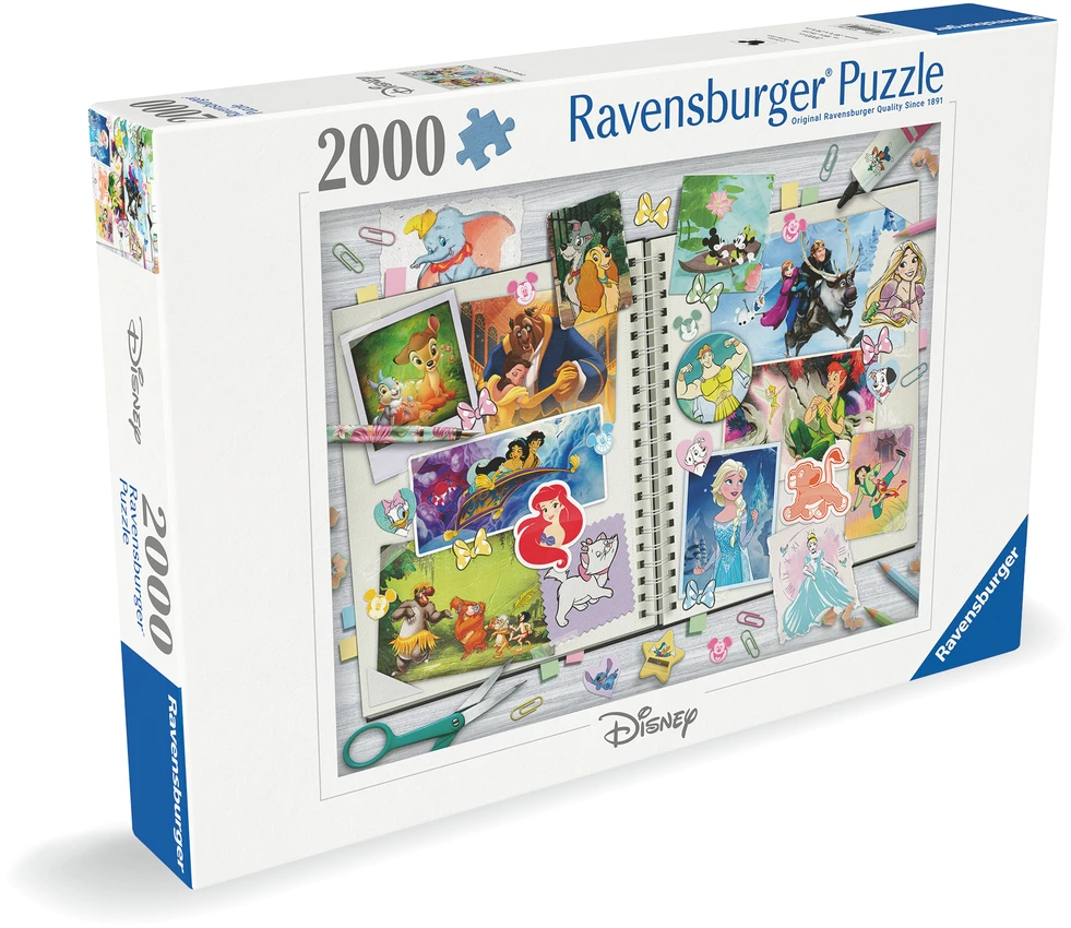 Dėlionė „Ravensburger“ – iškarpų knyga 2000p (12001556)