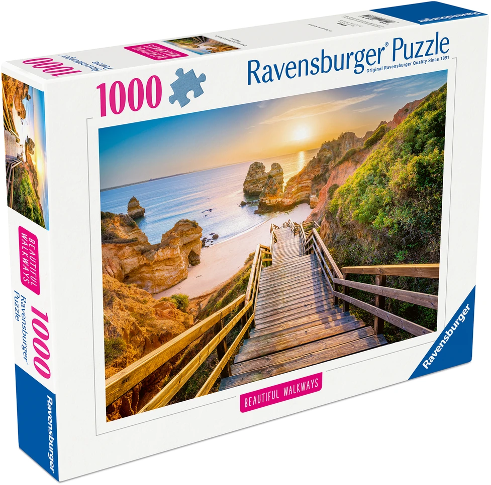 Ravensburger Dėlionė 1000 vnt. - Laiptai į paplūdimį