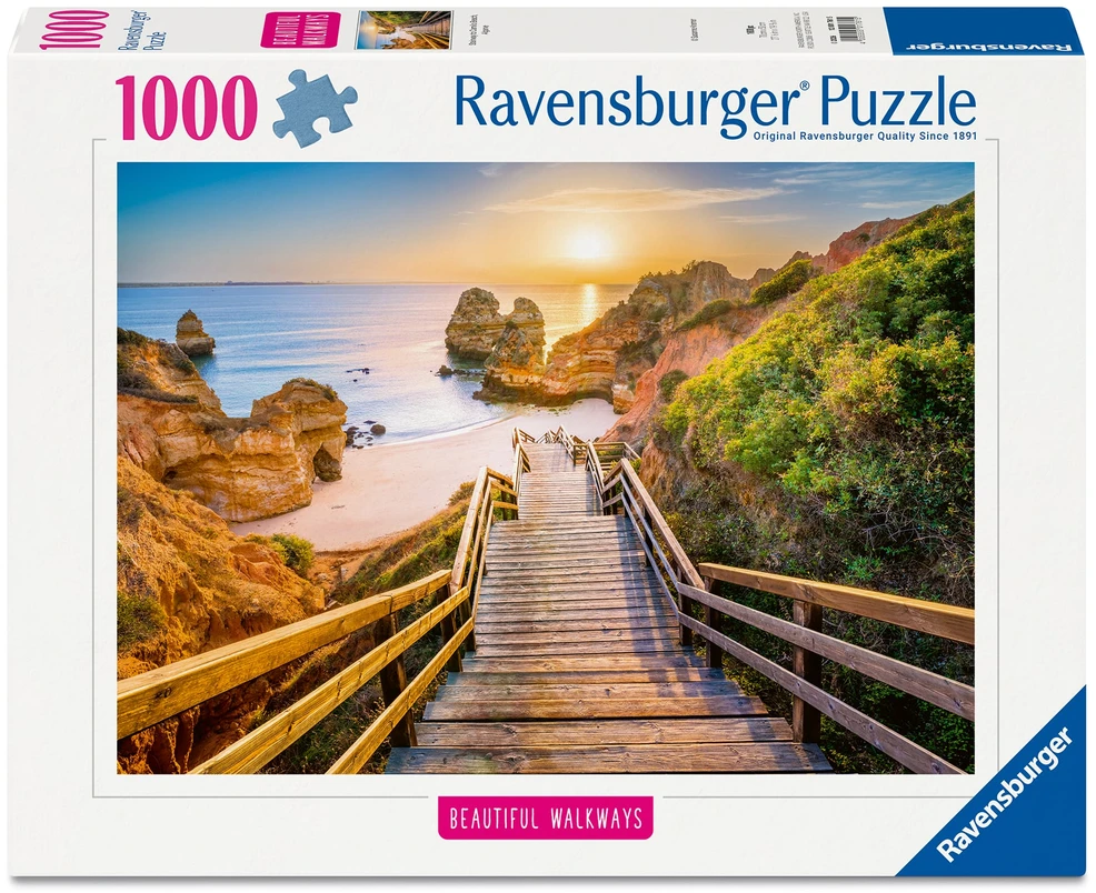 Ravensburger Dėlionė 1000 vnt. - Laiptai į paplūdimį