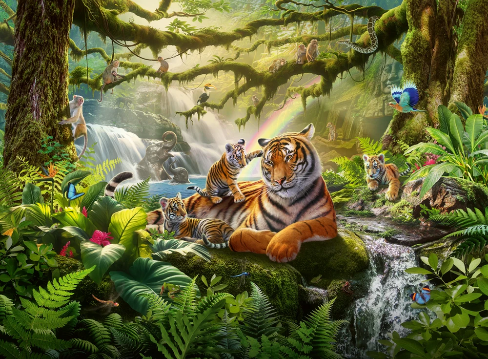 Ravensburger Dėlionė 300 vnt. - Laukinės gamtos stebuklai aprašymas - Prekės nuotrauka