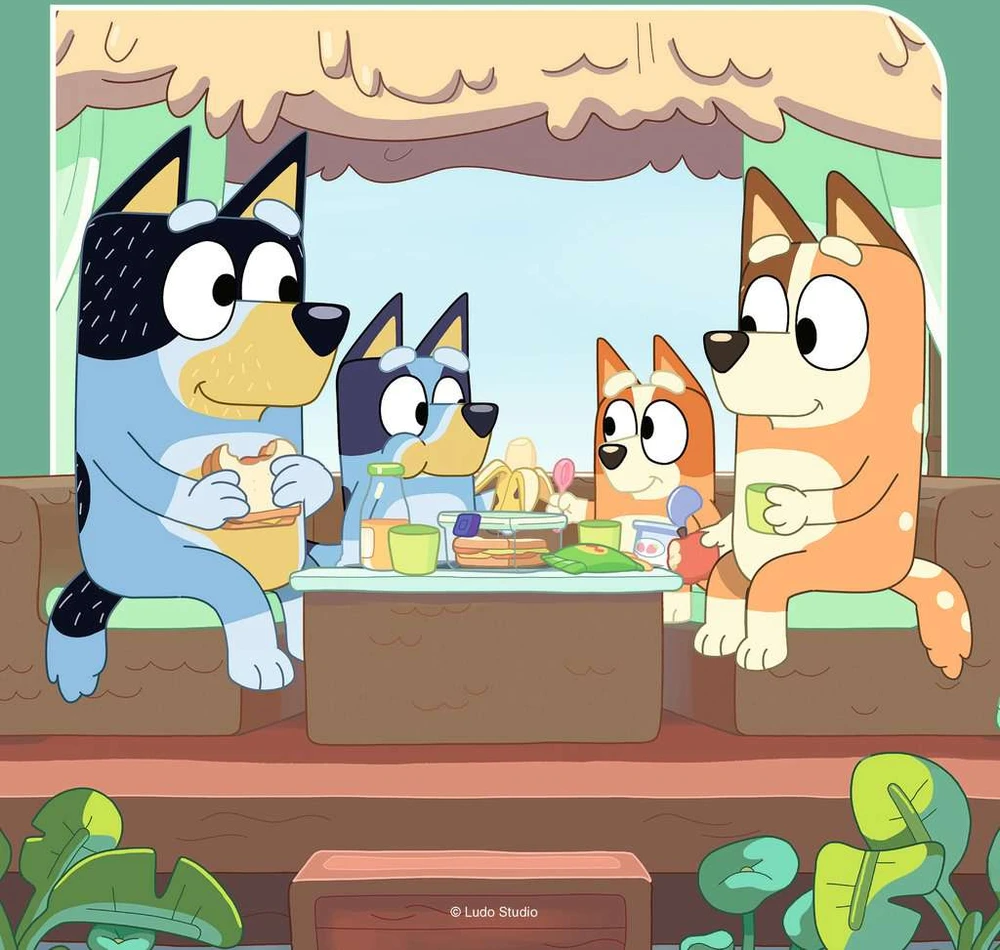 Ravensburger Dėlionė 3x49 vnt. - Bluey