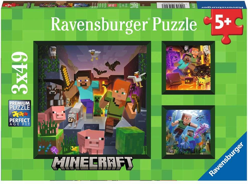 Ravensburger Dėlionė 3x49 vnt. - Kosmoso misija