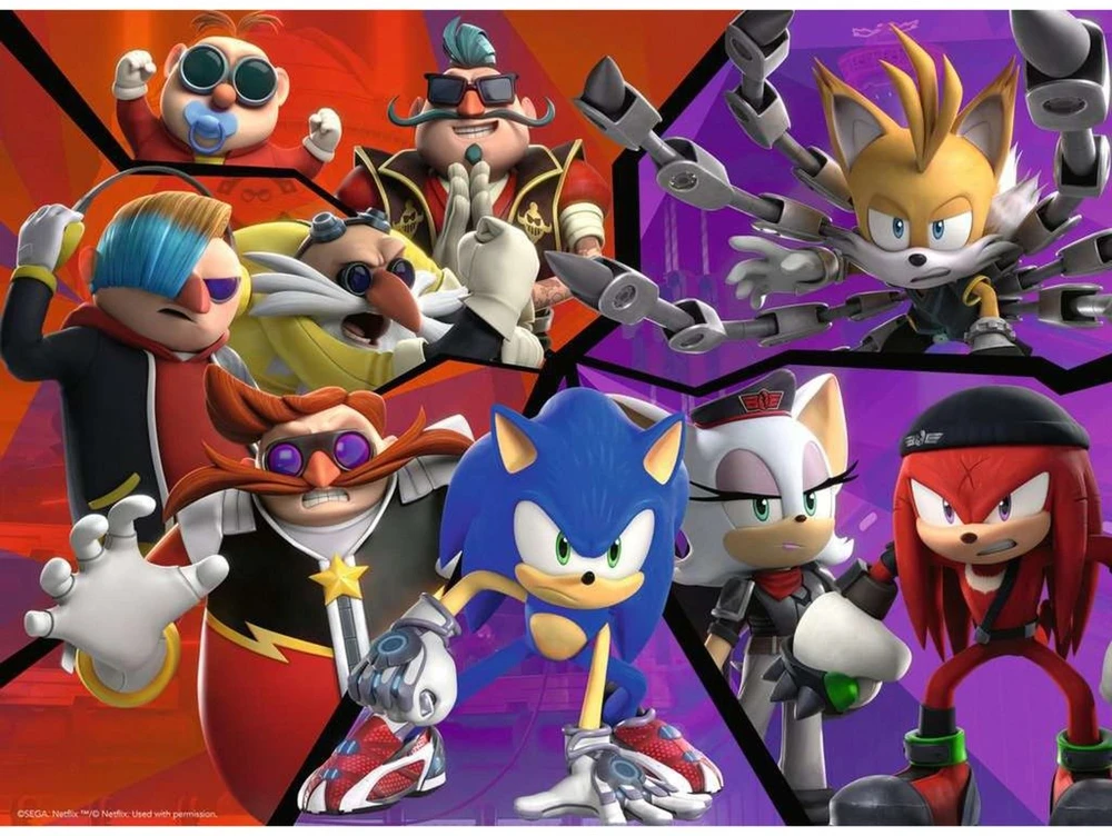 Ravensburger Dėlionė 100 vnt. - Sonic Prime