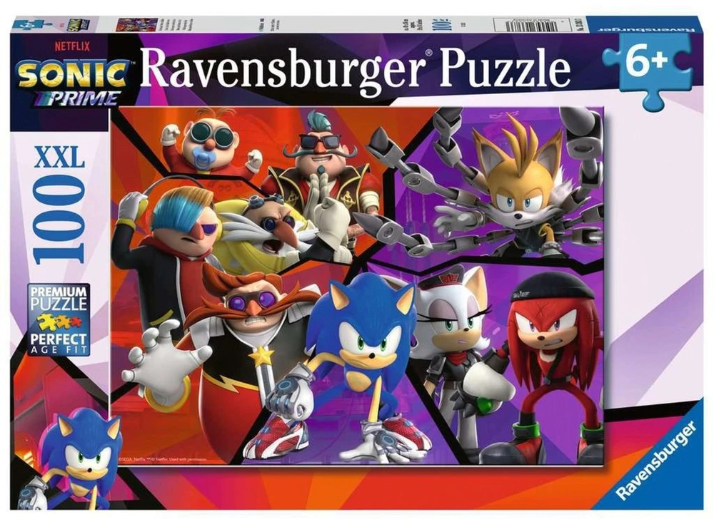 Ravensburger Dėlionė 100 vnt. - Sonic Prime
