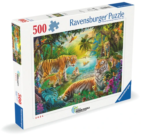 RAVENSBURGER dėlionė Tigras, 500 det., 12001384