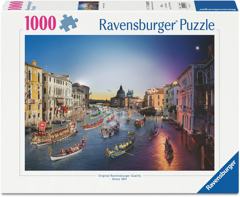 Dėlionė Ravensburger - Venecija nuo dienos iki nakties 1000p (12001433)
