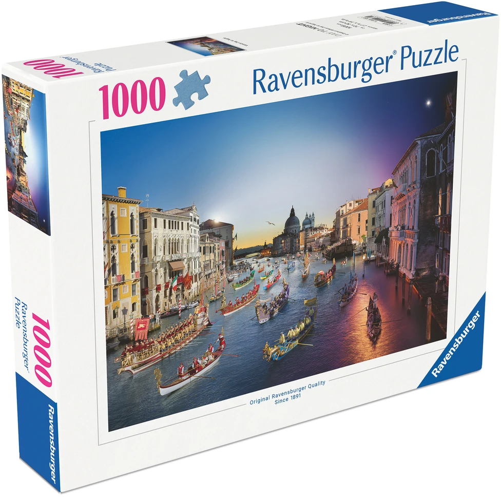 Dėlionė Ravensburger - Venecija nuo dienos iki nakties 1000p (12001433)