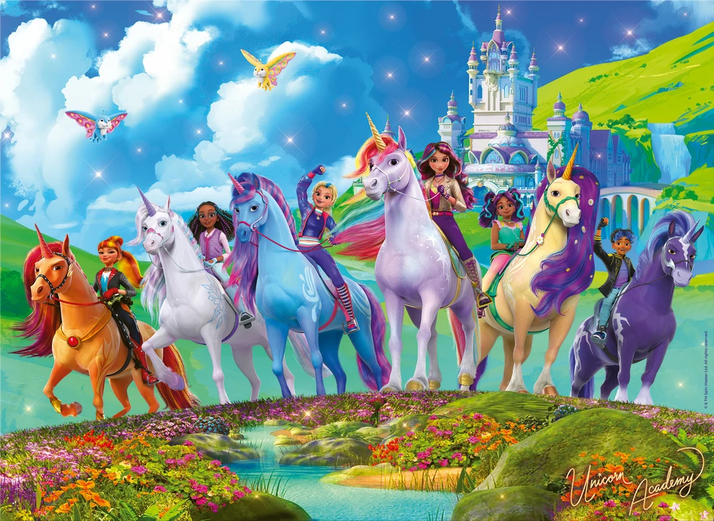 Dėlionė Ravensburger - Vienaragio akademija 200p XXL - (12004165)