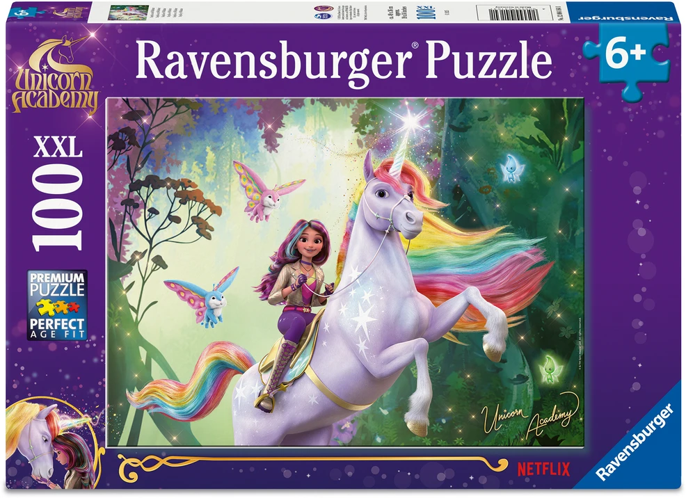 Ravensburger Dėlionė 100 vnt. - Vienaragio akademija