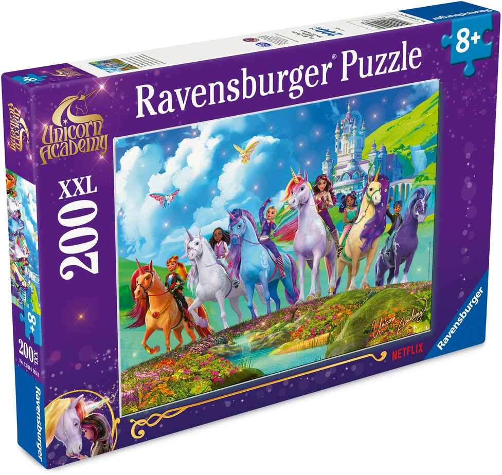 Dėlionė Ravensburger - Vienaragio akademija 200p XXL - (12004165)