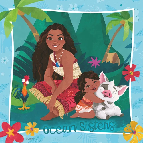 Dėlionė Ravensburger - Disney Vaiana 2 3x49p - (12004102)