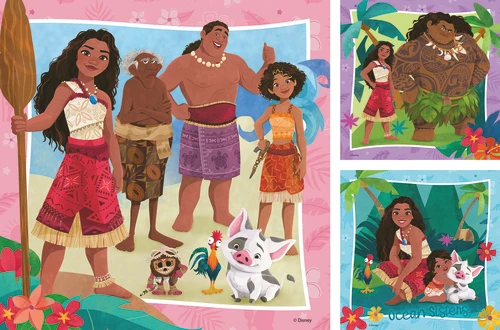 Dėlionė Ravensburger - Disney Vaiana 2 3x49p - (12004102)