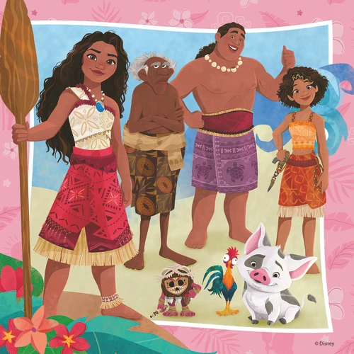 Dėlionė Ravensburger - Disney Vaiana 2 3x49p - (12004102)