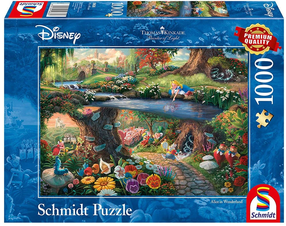 Schmidt Dėlionė 1000 vnt. - Thomas Kinkade: Alisa stebuklų šalyje