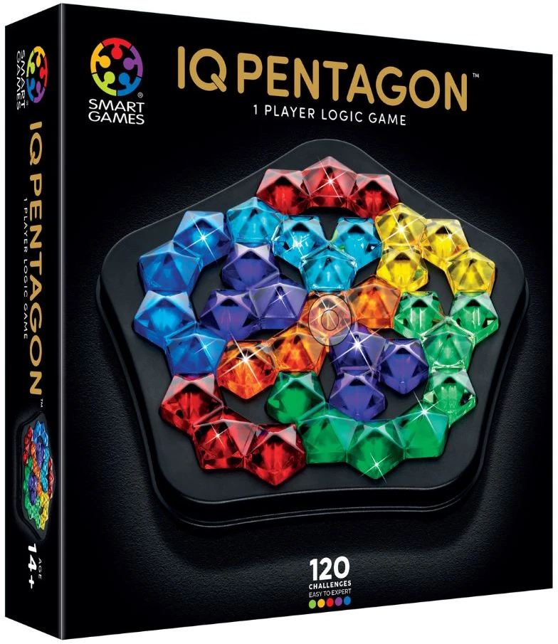 Dėlionė Iuvi Games Smart Games „SmartGames“: „IQ Deluxe“ – „Pentagon“ (Šiaurės šalių) (SG2649)