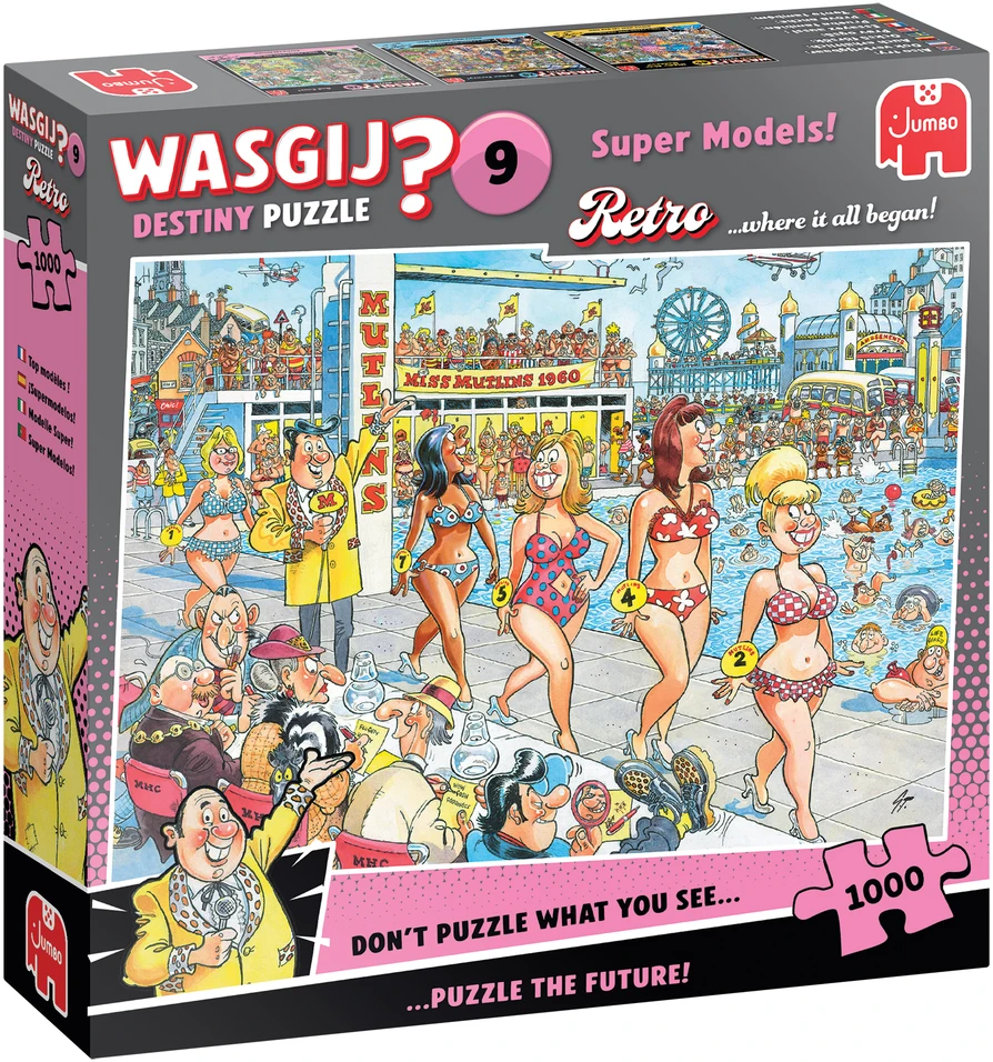 Dėlionė TM Toys Wasgij - Retro Destiny - #9 Super modeliai! (1000 detalių) (1110100503)