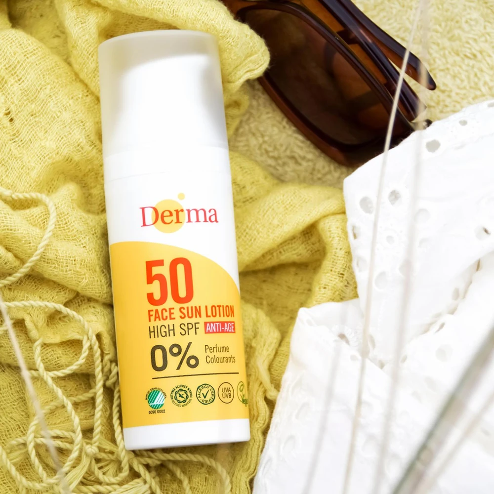 Derma - Veido losjonas nuo saulės SPF 50 50 ml