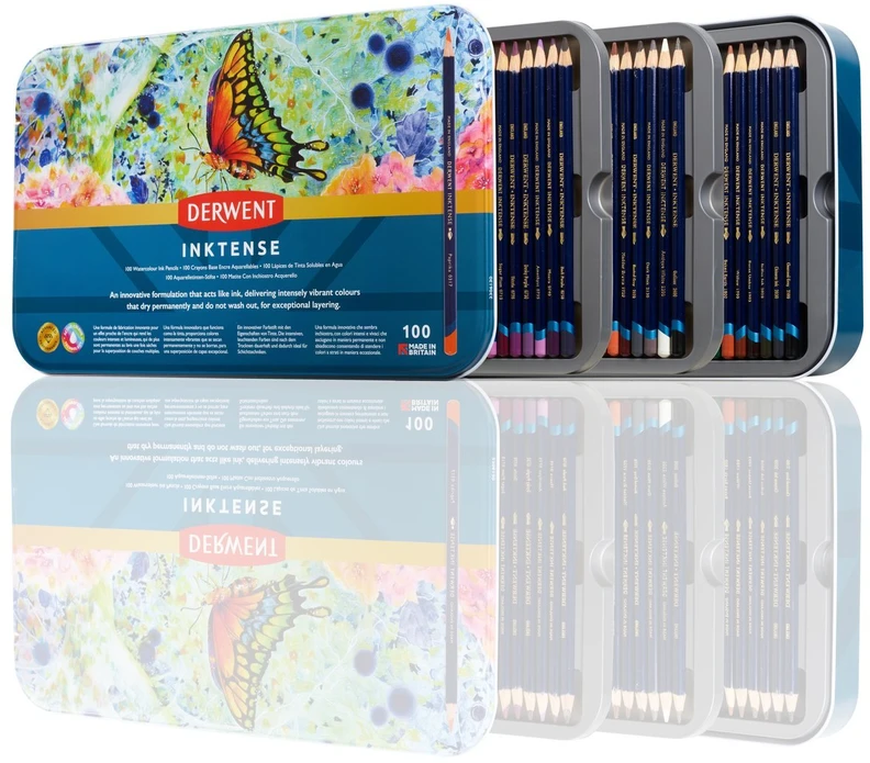 Derwent - Rašalinis pieštukas 100 vnt. Asorti (603038)