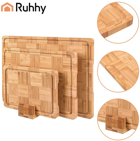 Bamboo chopping board - 3 pcs Ruhhy