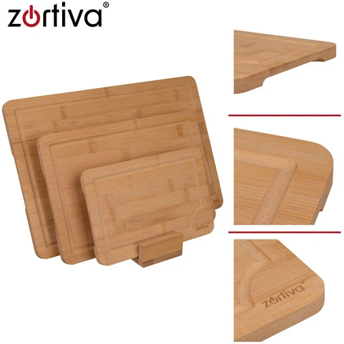Bambuko pjaustymo lentelės - 3 vnt. Zortiva