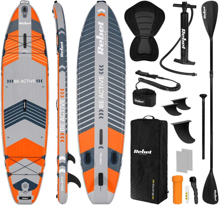 Deska Irklentė REBEL ACTIVE PRO RBA-4518 - oranžinė