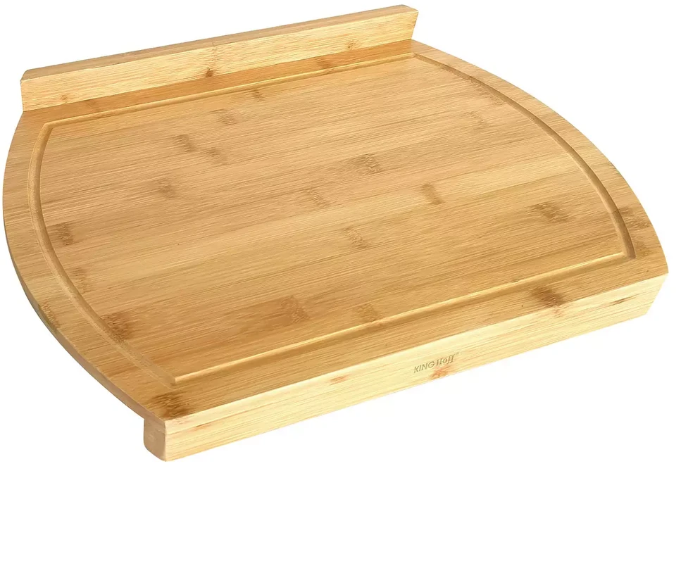 King Hoff Deska Kinghoff bambukinė pjaustymo lentelė su fiksavimo kraštu 58x38x4 cm