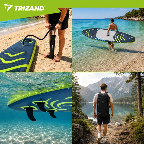 Deska SUP lenta 350 cm su Trizand priedais