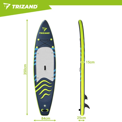 Deska SUP lenta 350 cm su Trizand priedais