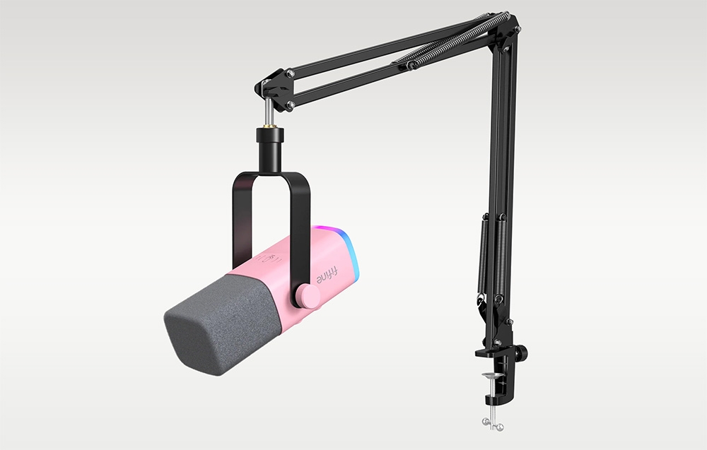 Fifine AM8T Gaming Microphone (Rožinė) aprašymas - Prekės nuotrauka