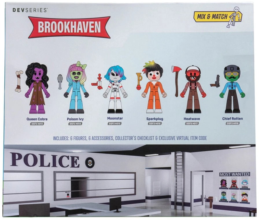 „DEVSeries“ – „Brookhaven's Most Wanted“ kelių pakuočių rinkinys (244-0060)
