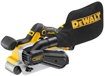 Juostinis šlifuoklis DeWalt DCW220P2-QW; 18 V; 2x5,0 Ah akum.