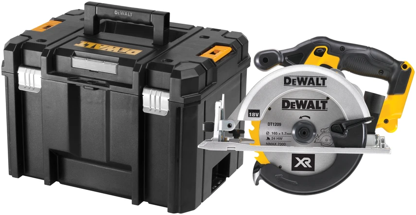 DEWALT diskinis pjūklas DCS391NT 18V 165mm TSTAK be akumuliatoriaus ir kroviklio