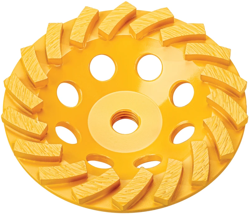 Deimantinis šlifavimo diskas DeWalt TURBO; 125 mm