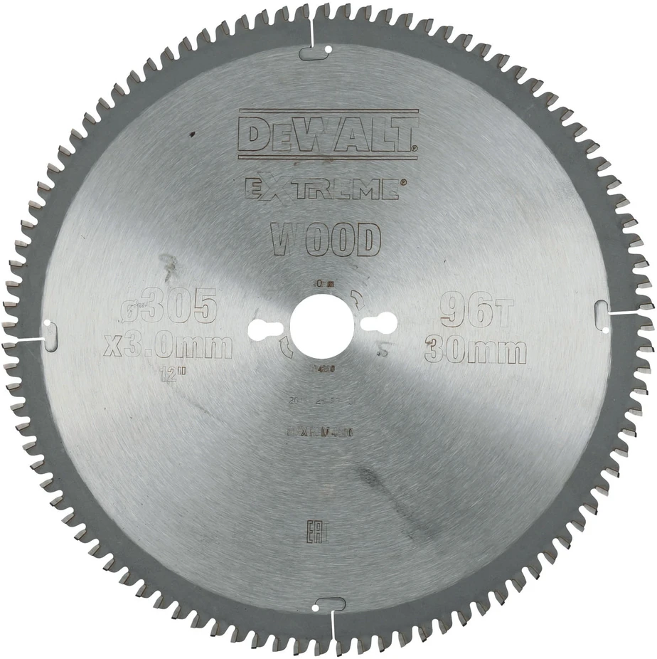 Pjovimo diskas medienai DeWalt; 305x3x30,0 mm; Z96; -5°