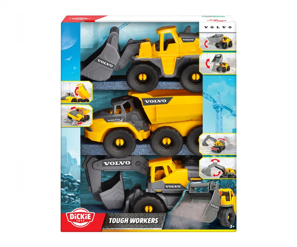 „Dickie Toys“ – „Volvo“ darbo jėga statybvietėje (203725007)