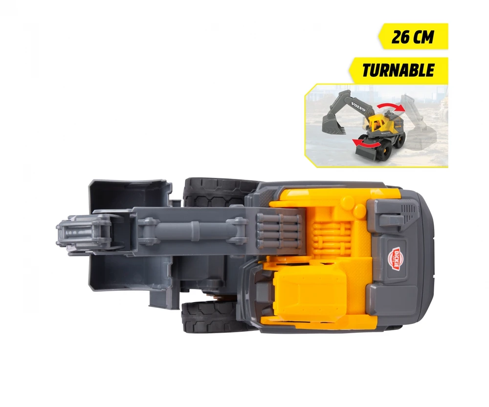 Dickie Toys - Volvo tvirtas ekskavatorius (203724011)