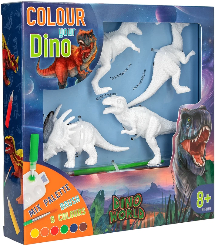 Dino World - „Pasidaryk pats“ nuspalvink savo dinozaurą (0012672)