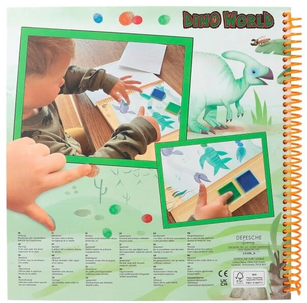 DINO WORLD -Pirštų atspaudų pramogos (0412106)