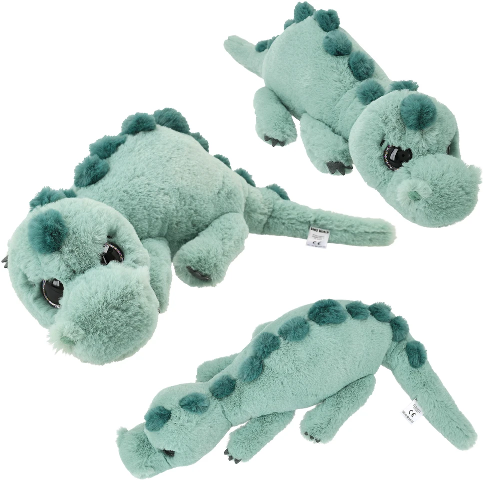 Dino World - Pliušinis Dinozauras Gulintis Šviesiai Žalias 50 cm (0414349)